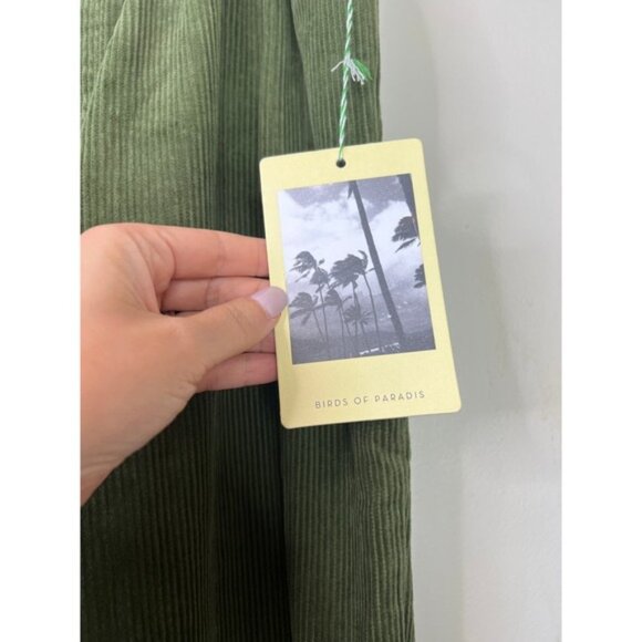 NWT Birds of Paradis by Trovata Women's Elastic Waist Straight Leona Pant Palm - Picture 4 of 7